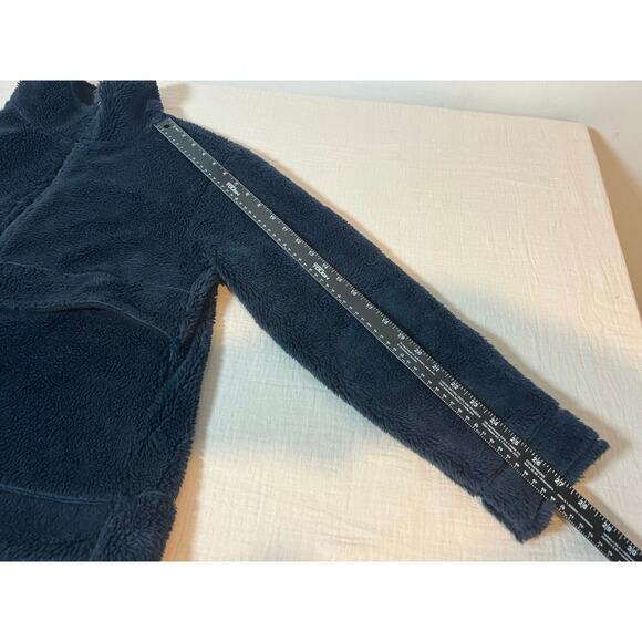 L.L. Bean Signature Sherpa Jacket Women's Medium Kangaroo Pocket Half Zip - Picture 7 of 7